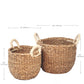 Savar Basket with White Handle