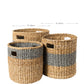 Savar Hamper Basket with Handle - Black