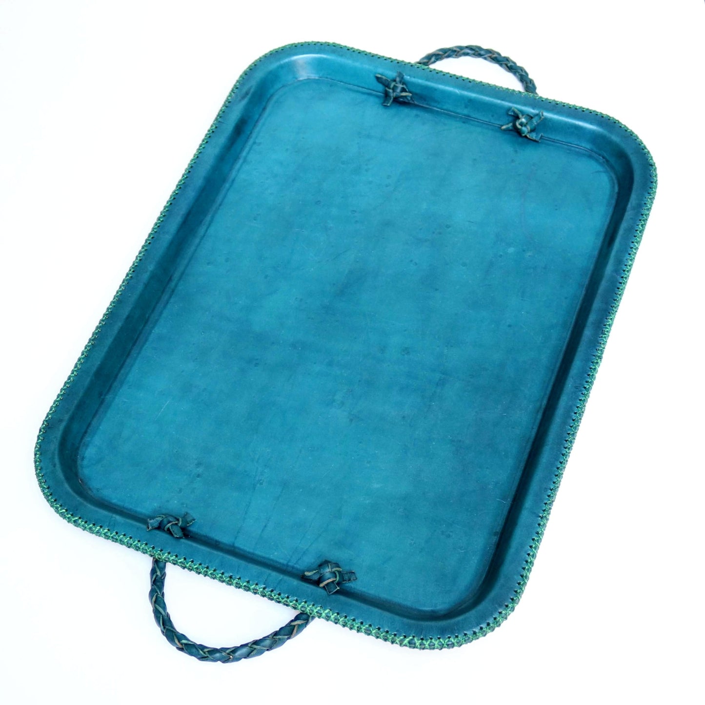 Hermana | Serving Tray with Braided Handles