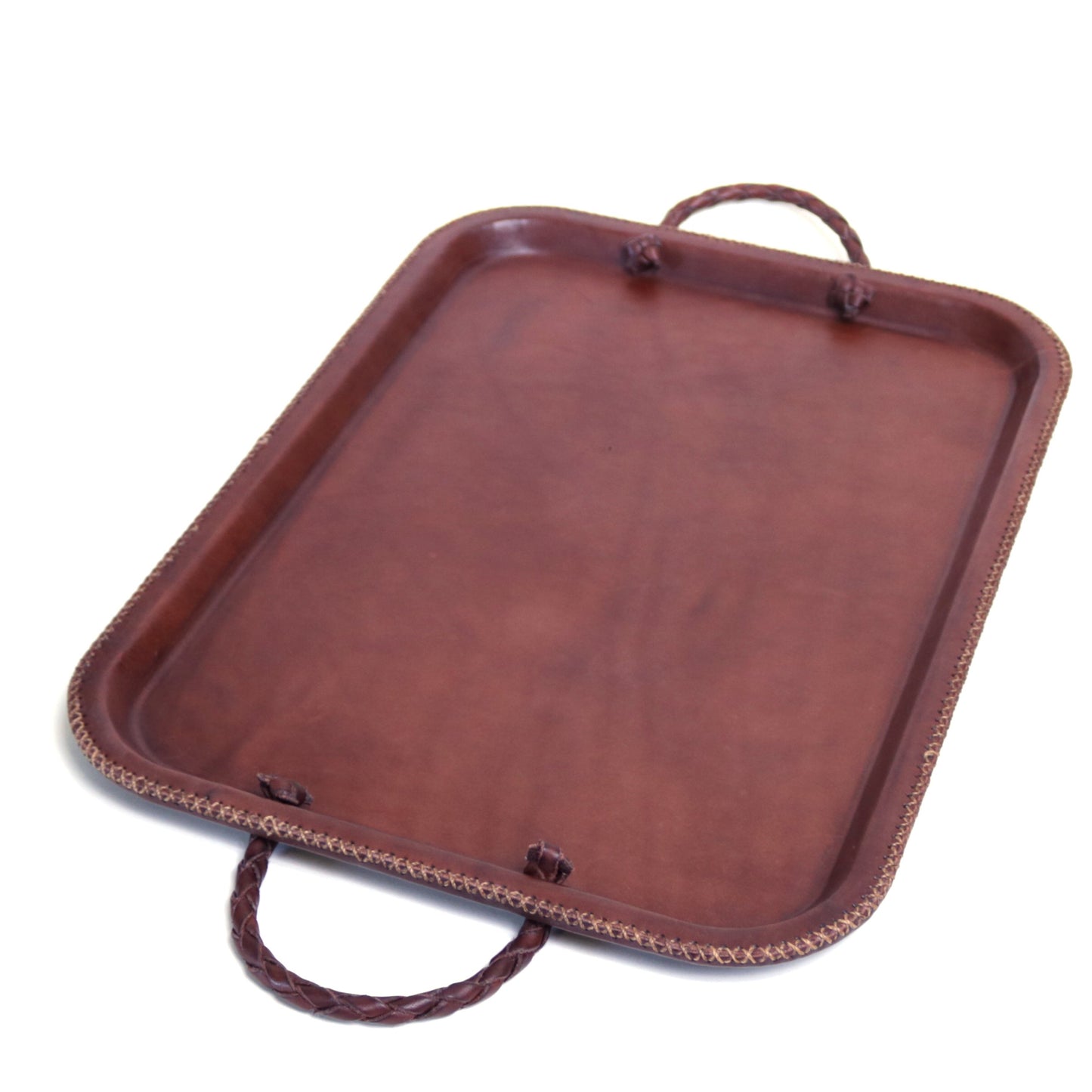 Hermana | Serving Tray with Braided Handles