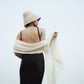 Blanco Hand-loomed Raw Cotton Scarf