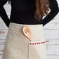 The Tatreez Apron - Cream