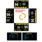 Pulse Fingertip Oximeter Blood Oxygen SpO2 Monitor Battery Included