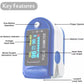 Pulse Fingertip Oximeter Blood Oxygen SpO2 Monitor Battery Included