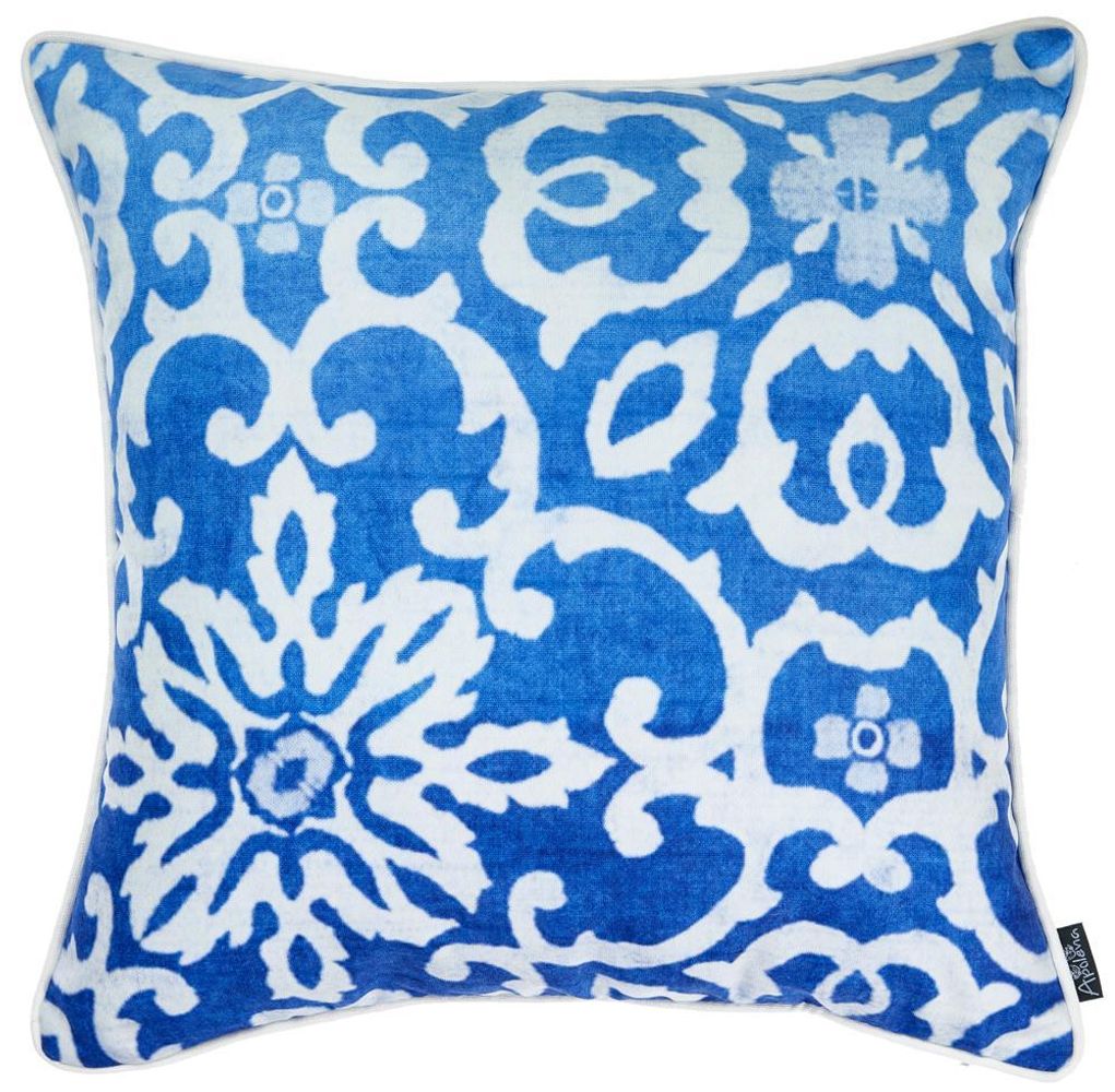 Blue Sky Tile Decorative Throw Pillow Cover Printed Home Decor 18''x 18''