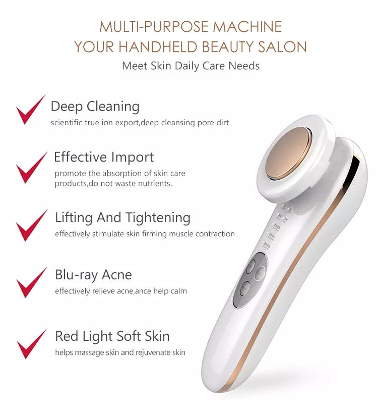 Beautiful BELLAWELL "Lily" Galvanic Face Massager Beauty Device