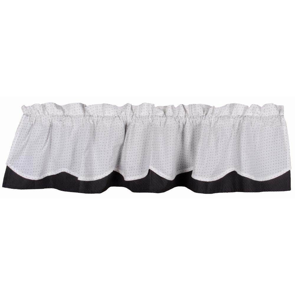 Farmhouse Notions 72" x 15.5" Black - White