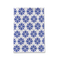 Dark Blue Tile Tea Towel