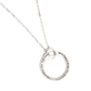 Moon Message Circle Necklace "If I could give you the moon, I would give you the moon"