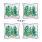 Christmas Trees Square 18" Throw Pillow Cover (Set of 4)