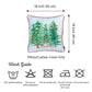 Christmas Trees Square 18" Throw Pillow Cover (Set of 4)
