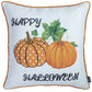 Fall Season Pumpkin Spice Harvest  Square 18" Throw Pillow Cover (Set of 4)