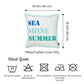Marine Sea Shine Square 18" Throw Pillow Cover (Set of 4)