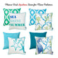 Marine Sea Shine Square 18" Throw Pillow Cover (Set of 4)