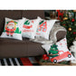 Merry Christmas Square 18" Throw Pillow Cover (Set of 4)