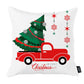 Merry Christmas Square 18" Throw Pillow Cover (Set of 4)