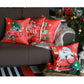 Merry Christmas Square 18" Throw Pillow Cover (Set of 4)