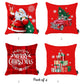 Merry Christmas Square 18" Throw Pillow Cover (Set of 4)