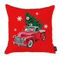 Merry Christmas Square 18" Throw Pillow Cover (Set of 4)