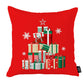 Merry Christmas Square 18" Throw Pillow Cover (Set of 4)