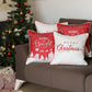 Merry Christmas Square 18" Throw Pillow Cover (Set of 4)