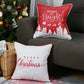 Merry Christmas Square 18" Throw Pillow Cover (Set of 4)