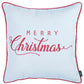 Merry Christmas Square 18" Throw Pillow Cover (Set of 4)