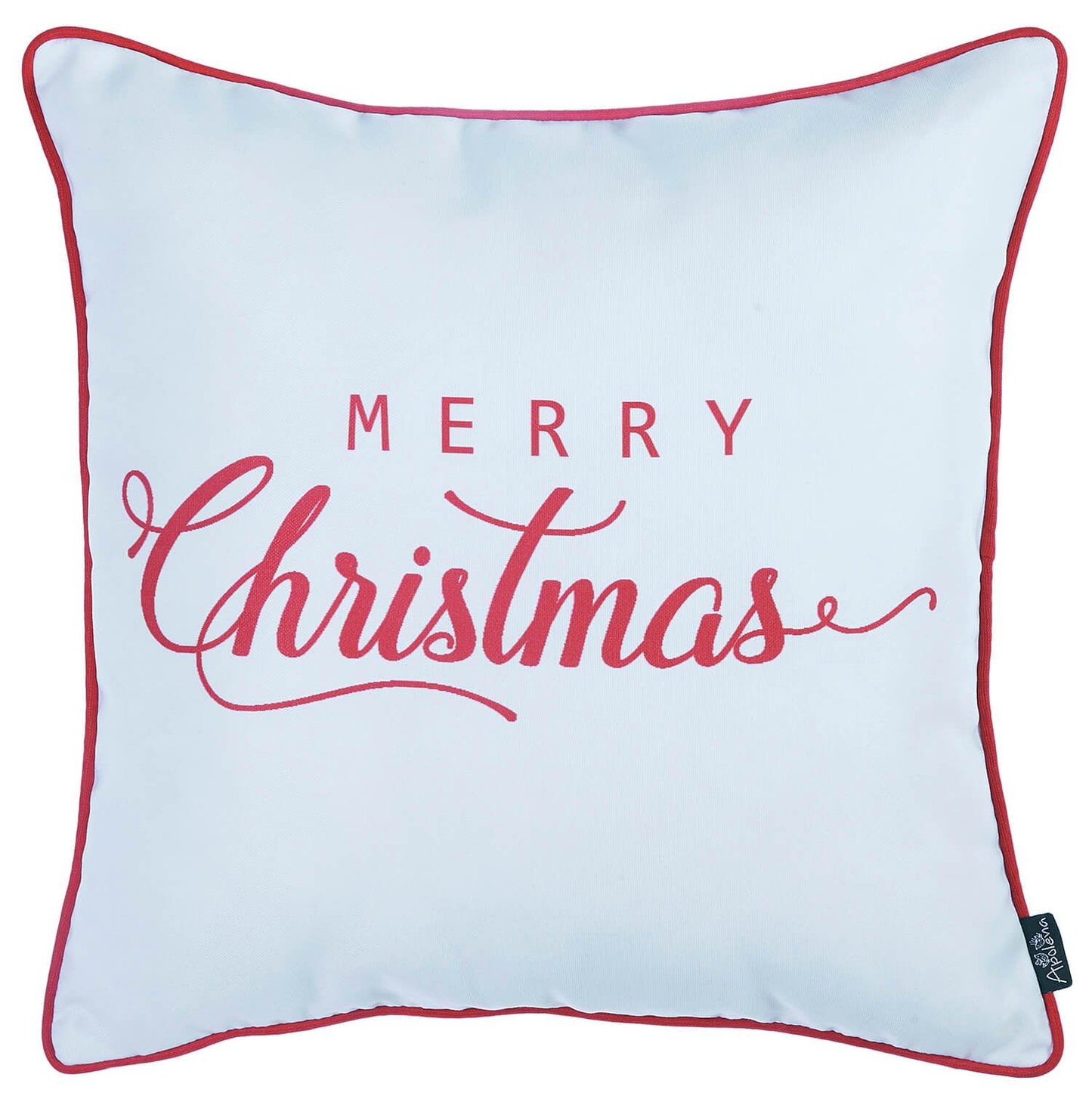 Merry Christmas Square 18" Throw Pillow Cover (Set of 4)