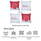 Merry Christmas Square 18" Throw Pillow Cover (Set of 4)