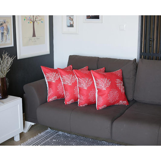 Nautica Red Reef Square 18" Throw Pillow Cover (Set of 4)