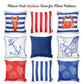 Nautica Red Reef Square 18" Throw Pillow Cover (Set of 4)