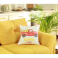 Thanksgiving Fall Season Red Pumpkin Truck Square 18" Throw Pillow Cover