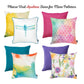 Watercolor Dragonfly Square 18" Throw Pillow Cover  (Set of 4)