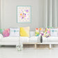 Watercolor Dragonfly Square 18" Throw Pillow Cover  (Set of 4)
