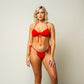 Açaí Bikini Top - Cherry Red