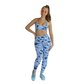 Prema Seamless High Rise Yoga Leggings - Blue Tie Dye
