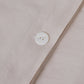 Marcel Linen Duvet Cover - Blush