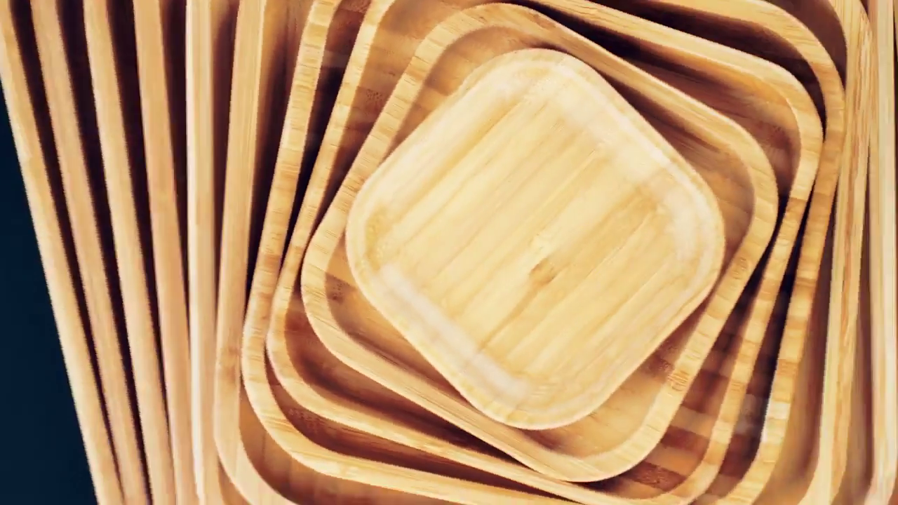 [A] Natural Bamboo Serving Board 14" | 35.5 Cm WL-771092/A